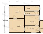 Rákóczifalván eladó kertes családi ház!