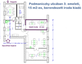 Kiadó iroda/üzlethelyiség Budapest VI. ker 135 000 Ft