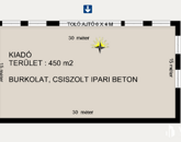 Kiadó ipari ingatlan Hódmezővásárhely 427 000 Ft