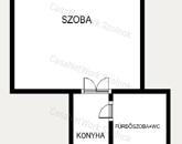 Eladó Szolnok Belvárosában a Táncsics utcában egy 43m2-es garzon lakás