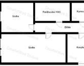 Szolnokon belvárosi, felújított kétszobás lakás kiadó!