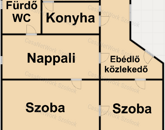 Eladó társasházi földszinti lakás, garázzsal Tiszaföldvár központjában