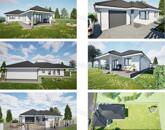 Modern, hőszivattyús családi ház nagy kerttel