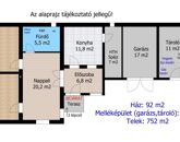 Eladó családi ház Győrladamér 57 900 000 Ft