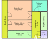Kiadó lakás Salgótarján 165 000 Ft