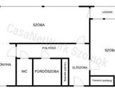 Eladó Szolnok belvárosában Ady E. úton egy 49 m2-es két szobás lakás.