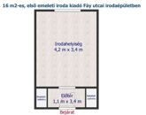 Kiadó iroda/üzlethelyiség Budapest XIII. ker 67 000 Ft