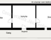 Jászdózsán erősen felújítandó 54 nm-es, 2 szobás családi ház eladó!