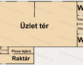 Cibakháza Központjában Üzlethelyiség pincével Eladó