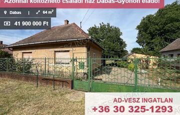Eladó családi ház