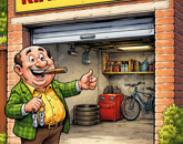 Kiadó garázs Komárom 50 000 Ft