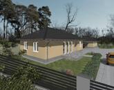 Tápiószelén épülő családi házak