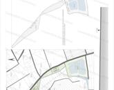 Izolált zöld környezetben nagy terület