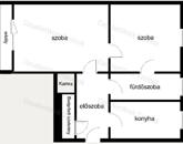 Szolnokon belvárosközeli kétszobás, földszinti lakás kiadó!