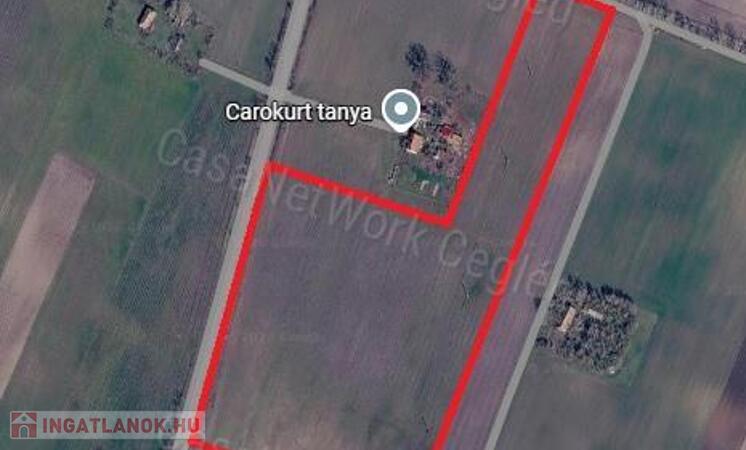 Kocséron fő út mellett 7,6 ha szántó eladó!
