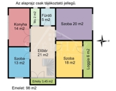 Eladó családi ház Szentlőrinc 50 000 000 Ft