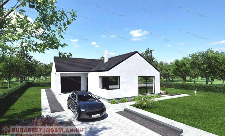 ELADÓ új építésű 135 m2 CSALÁDI HÁZ Tápiószelén.                                 