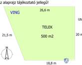Eladó telek/földterület Győr 26 500 000 Ft