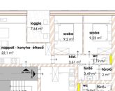 Eladó lakás Makó 60 250 000 Ft