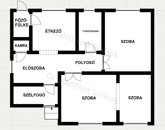 Eladó Martfűn egy 3 szobás 89 m2-es felújítandó családi ház