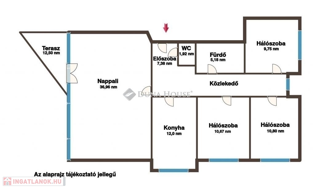 Lakás · 5 hálószoba · 133 m² · 99.900.000 Ft