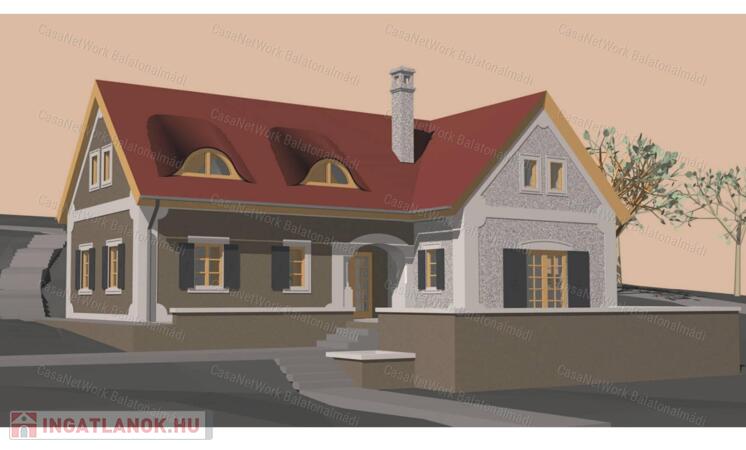 Balaton-felvidéken 6,3 ha birtok, 2 db romos épülettel