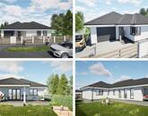 Modern, hőszivattyús családi ház nagy kerttel