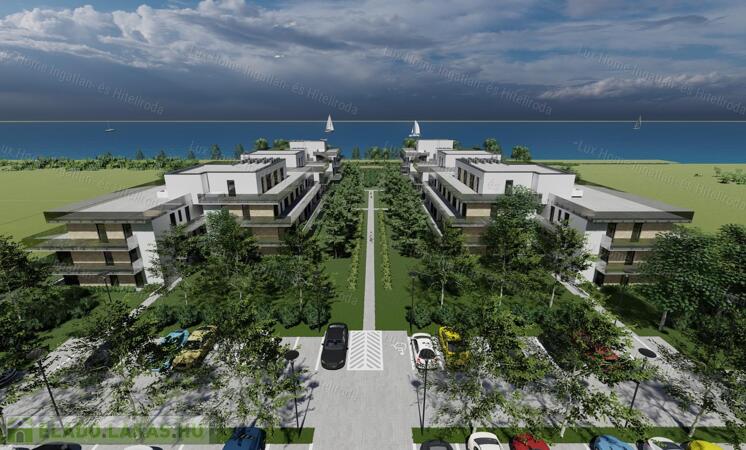 Siófokon KÖZVETLEN VÍZPARTI, LUXUS LAKÁSOK ELADÓK                                 