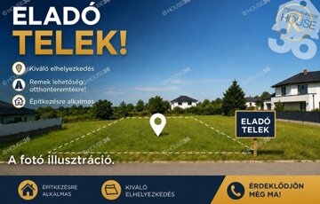 Eladó telek/földterület